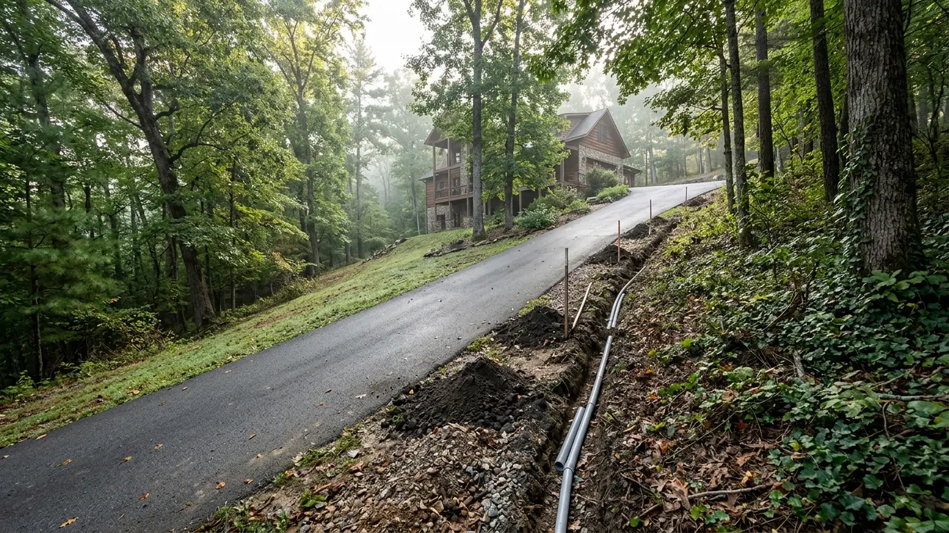 Underground utilities in Bellevue, Tennessee
