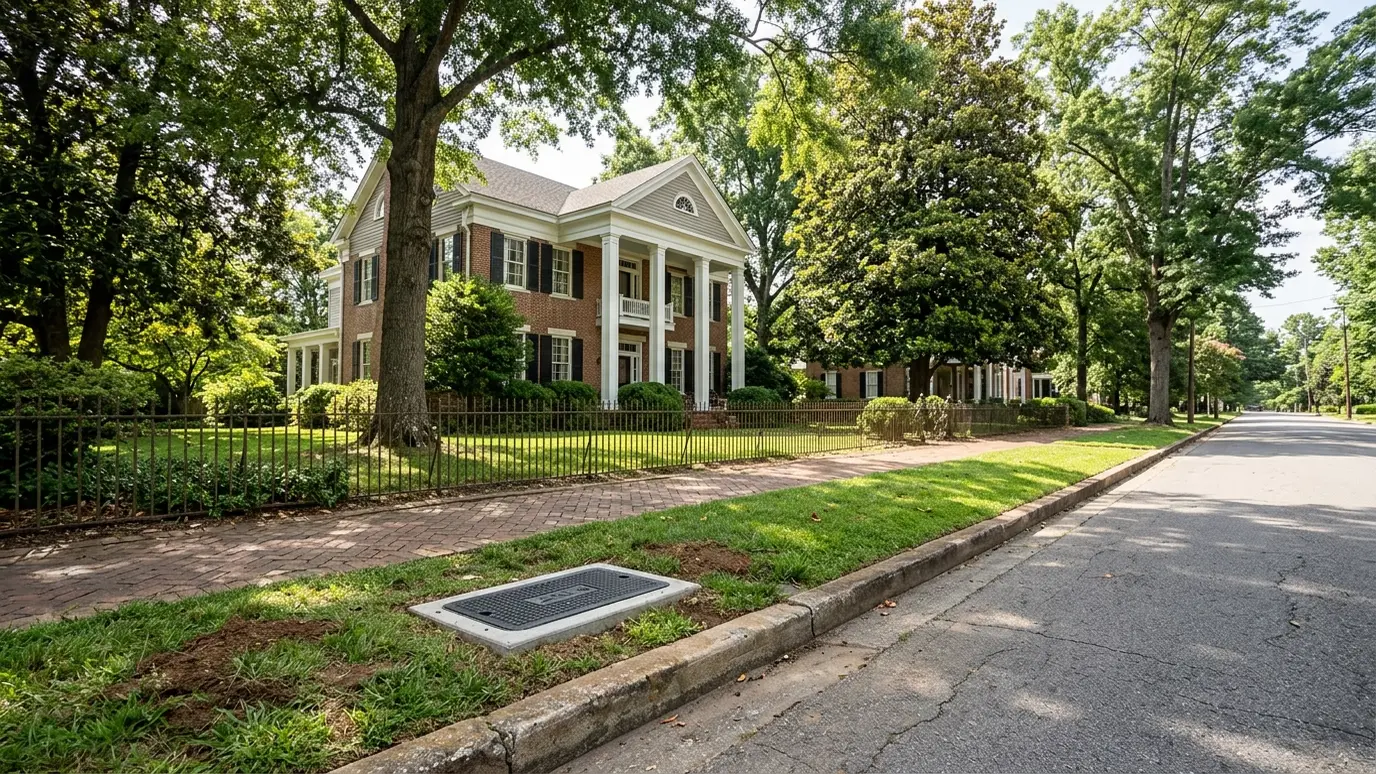 Underground utilities in Columbia, Tennessee