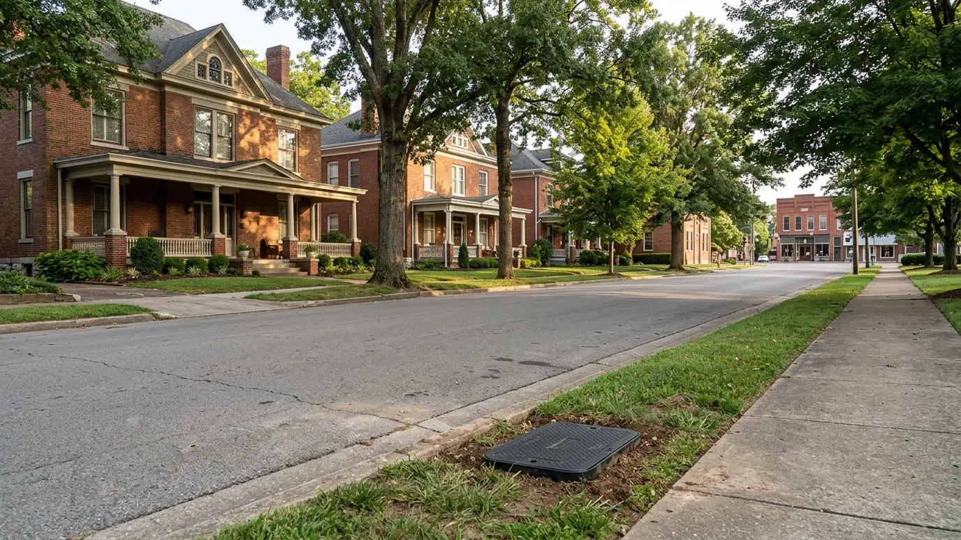 Underground utilities in Gallatin, Tennessee