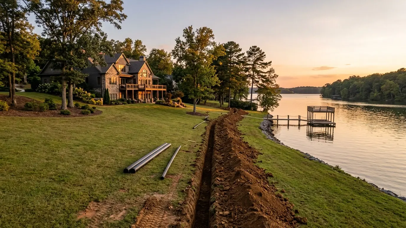 Underground utilities in Hendersonville, Tennessee