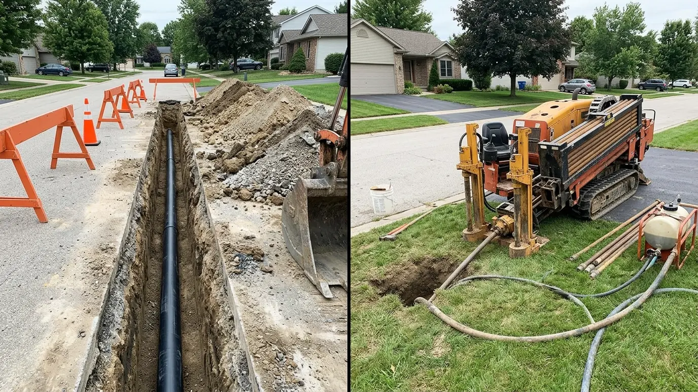 Trenching or Boring: Which Is Better for Your Utility Line?