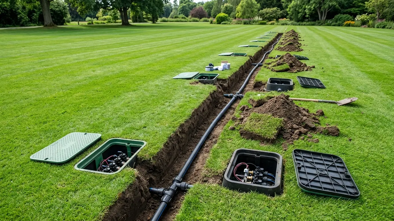 Irrigation Main Line Installation in Nashville and Middle Tennessee