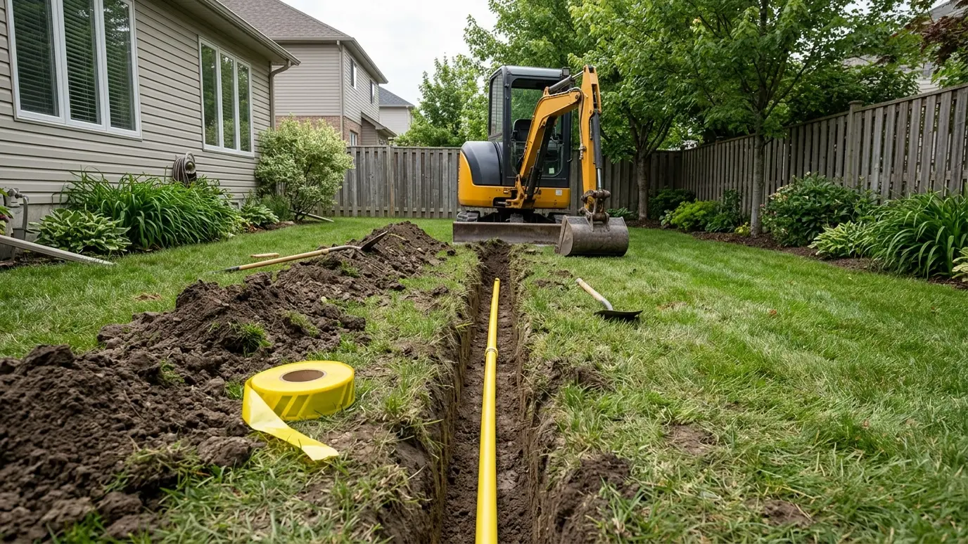 Natural Gas Line Trenching in Nashville and Middle Tennessee