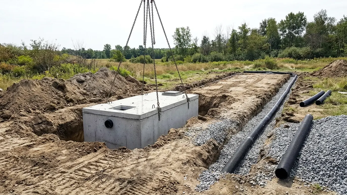Septic Tank and Drain Field Installation | Music City Utilities Septic Tank and Drain Field Installation in Nashville and Middle Tennessee